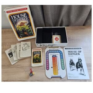 Choose Your Own Adventure House of Danger Cooperative Adventure Board Card Game